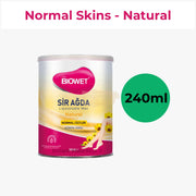 BIOWET Natural Liposoluble Wax Tin 240ml Hair Remover