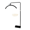 Black Half Moon Floor LED Lamp HD-M8X | 125-180 cm | 71cm | 50W Lighting