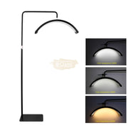 Black Half Moon Floor LED Lamp HD-M8X | 125-180 cm | 71cm | 50W Lighting