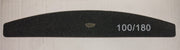 Black Nail File 100/180 | Half-Moon