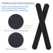 Black Nail File 100/180 | Straight