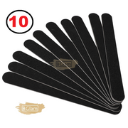 Black Nail File Emery Board 100/180 10 pieces Nail File