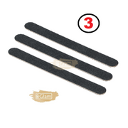 Black Nail File Emery Board 100/180 3 pieces Nail File