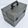 Black Textured Makeup Cosmetic Vanity Case Cosmetic Case