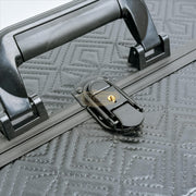 Black Textured Makeup Cosmetic Vanity Case Cosmetic Case