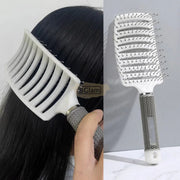 Black Vented Detangling Hair Brush | Blow-Dry & Styling Hair Brush