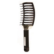 Black Vented Detangling Hair Brush | Blow-Dry & Styling Hair Brush