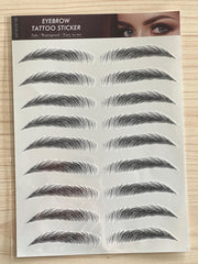 Eyebrow Tattoo Stickers | Black 05