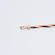 Blackhead Remover/Pimple Comedone Extractor | Pointed Silver Tip/Squeezing Loop - Rose Gold Skin Care Tools