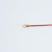 Blackhead Remover/Pimple Comedone Extractor | Pointed Tip/Squeezing Loop - Rose Gold Skin Care Tools