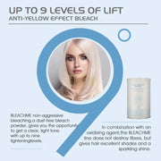 BLEACHME Non-Aggressive Blue Hair Bleach Powder 500g | Up to 9 Levels Lift Hair Bleaching Powder