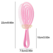 Detangling Hair Brush – Gentle Comb for Wet & Dry Hair | Pink Hair Brush