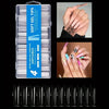 Soft Gel Tips | Half Cover | Extra Long | 240 Tips Blue Box