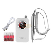 Blueque BQ-119 rechargeable nail drill machine with LCD screen and 45,000 RPM speed
