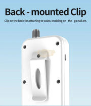 Blueque BQ-119 rechargeable nail drill machine with LCD screen and 45,000 RPM speed