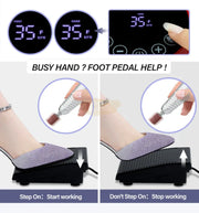 Blueque BQ-213 LCD Nail Drill Machine 35 000 RPM Nail Drill Machine