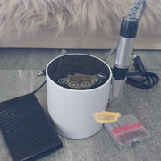 Blueque BQ-213 LCD Nail Drill Machine 35 000 RPM White Nail Drill Machine