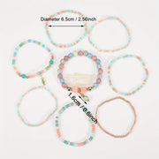 Boho-Chic Multi-Layered Beaded Stretch Bracelet bracelet