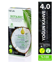 Botanic Ammonia-Free Permanent Hair Color Cream Set | 4.0 Intense Brown Permanent Hair Color