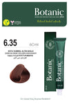 Botanic Plus Ammonia-Free Permanent Hair Color Cream 60ml - 6.35 Dark Blonde Golden Mahogany/Acaju (100% Vegan)