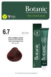 Botanic Plus Ammonia-Free Permanent Hair Color Cream 60ml - 6.7 Dark Blonde Brown (100% Vegan)