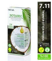 Botanic Ammonia-Free Permanent Hair Color Cream Set | 7.11 Auburn Intense Ash Permanent Hair Color