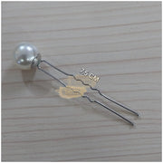 Bridal Faux Pearl Hair Pins | Silver | 7.5cm Hair Claws & Clips