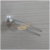 Bridal Faux Pearl Hair Pins | Silver | 8cm Hair Claws & Clips