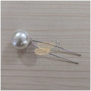 Bridal Faux Pearl Hair Pins | Silver | 9cm Hair Claws & Clips