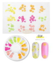 Bright Color Nail Sequins Wheel - Available in 3 options 1 Nail Art