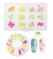 Bright Color Nail Sequins Wheel - Available in 3 options 3 Nail Art