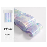 Bright Nail Foil Transfer - Available in 8 designs 2 Nail Art