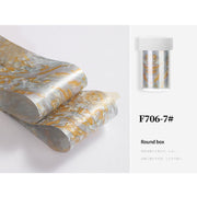 Bright Nail Foil Transfer - Available in 8 designs 7 Nail Art