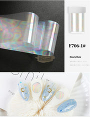 Bright Nail Foil Transfer - Available in 8 designs Nail Art