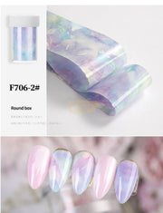 Bright Nail Foil Transfer - Available in 8 designs Nail Art