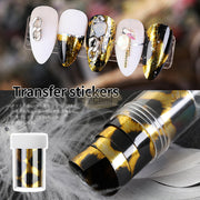 Bright Nail Foil Transfer - Available in 8 designs Nail Art