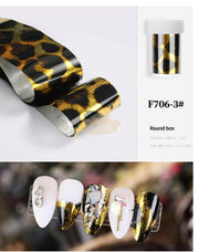 Bright Nail Foil Transfer - Available in 8 designs Nail Art