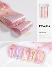Bright Nail Foil Transfer - Available in 8 designs Nail Art
