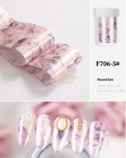 Bright Nail Foil Transfer - Available in 8 designs Nail Art