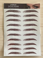 Eyebrow Tattoo Stickers | Brown 02