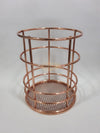 Brush Holder Round Cylinder - Rose Gold Salon Furniture