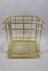 Brush Holder Square - Gold Salon Furniture