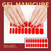 20 pcs Semi-Cured Gel Nail Strips | BSS-0037