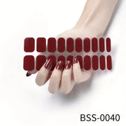 20 pcs Semi-Cured Gel Nail Strips | BSS-0040