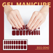 20 pcs Semi-Cured Gel Nail Strips | BSS-0040