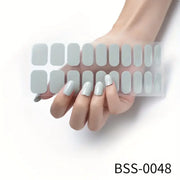 20 pcs Semi-Cured Gel Nail Strips | BSS-0048