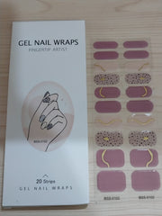 20 pcs Semi-Cured Gel Nail Strips | BSS-0102