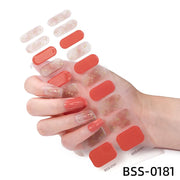 20 pcs Semi-Cured Gel Nail Strips | BSS-0181