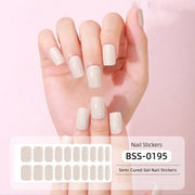 20 pcs Semi-Cured Gel Nail Strips | BSS-0195