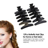 Butterfly Clamp Hair Clips | 7.5cm | Black Hair Accessories